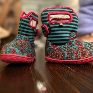 BOGS Baby Pansy Boots Kids 5 Toddler